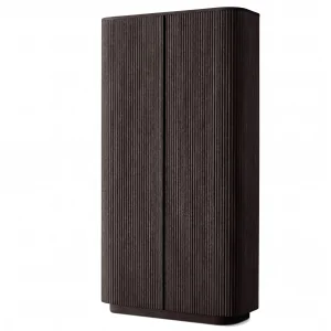 Destiny Black Oak Wood Cabinet - 1