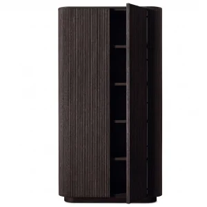 Destiny Black Oak Wood Cabinet - 3