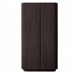 Destiny Black Oak Wood Cabinet - 2
