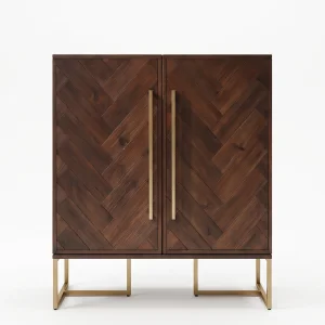 Marlow Wooden Wine Cabinet - 1