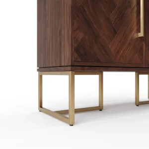 Marlow Wooden Wine Cabinet - 4