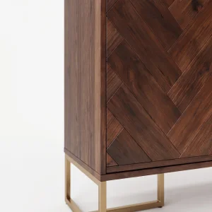 Marlow Wooden Wine Cabinet - 5