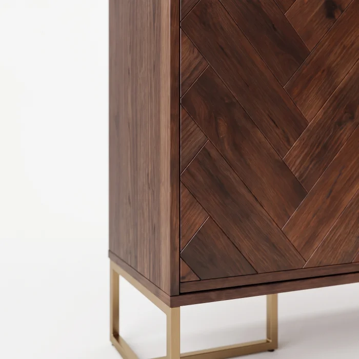 Marlow Wooden Wine Cabinet - 5