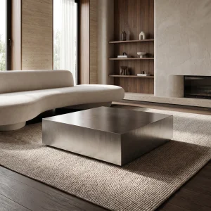 Monolith Metal Coffee Table - 2