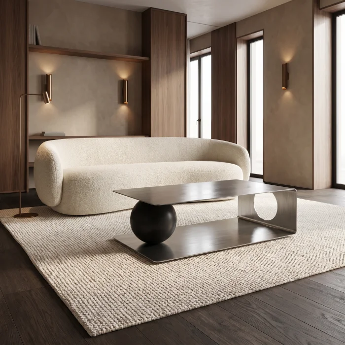 Orbit Metal Coffee Table - 3