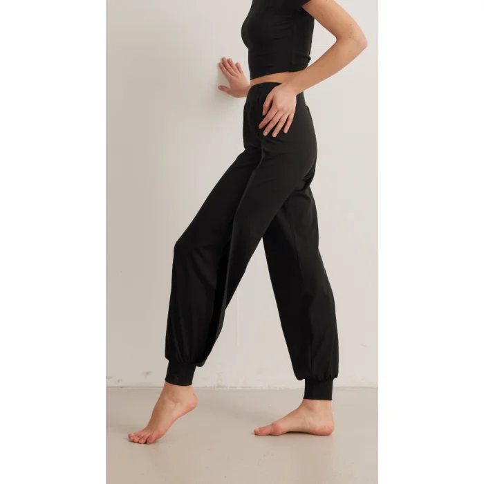 Siyah Yoga Pantolon - 3
