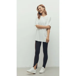 Oversize Tişört Bra Ve Yırtmaçlı Tayt Set - 5