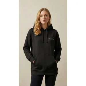 Minimal Siyah Sweatshirt - 2