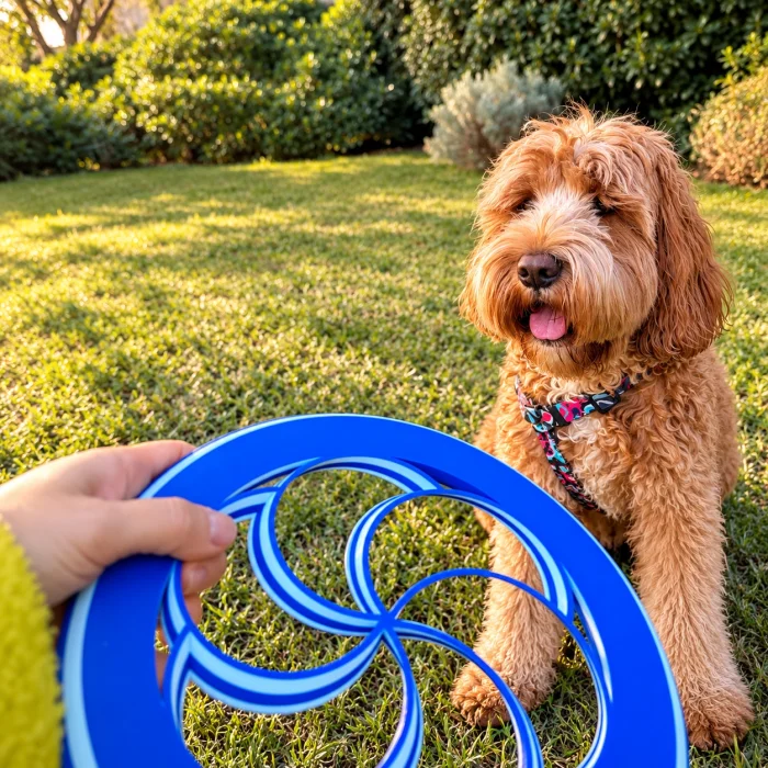 Dog Frisbee - Interactive Fetch Toy - 4