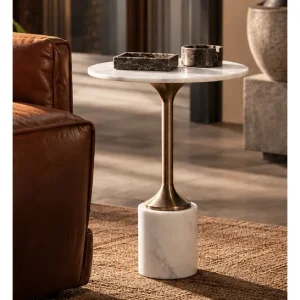 Marble & Metal Soho 714 Side Table - 2