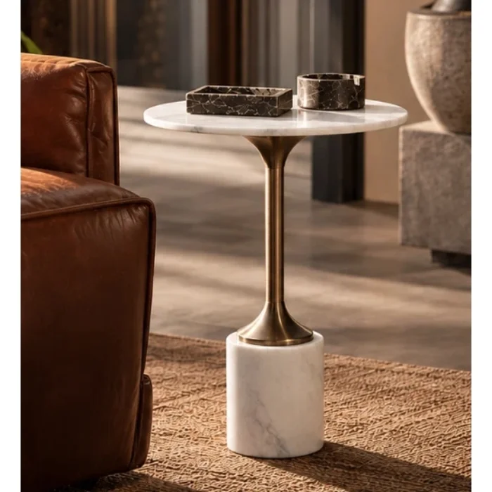 Marble & Metal Soho 714 Side Table - 2