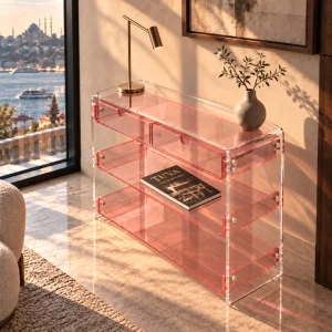 Monarch Consult Acrylic Console Table - 2