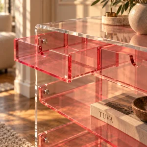 Monarch Consult Acrylic Console Table - 7