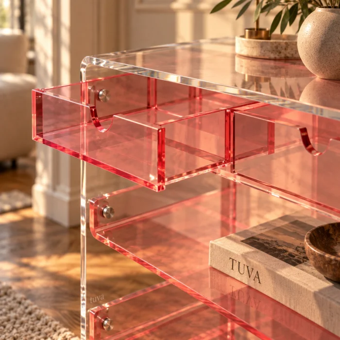 Monarch Consult Acrylic Console Table - 7