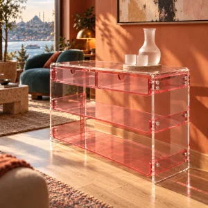 Monarch Consult Acrylic Console Table - 9