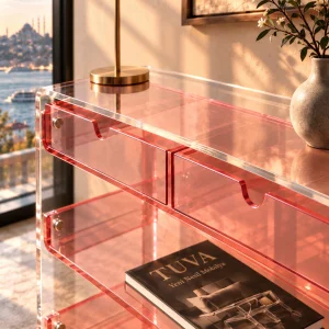 Monarch Consult Acrylic Console Table - 11