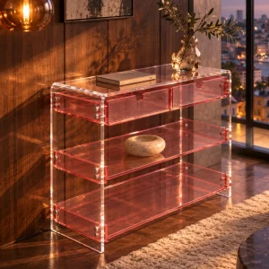 Monarch Consult Acrylic Console Table - 14