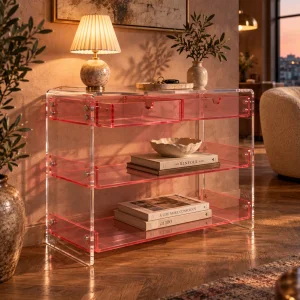 Monarch Consult Acrylic Console Table - 15