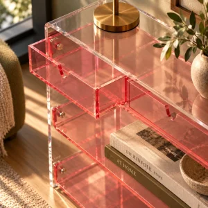 Monarch Consult Acrylic Console Table - 16