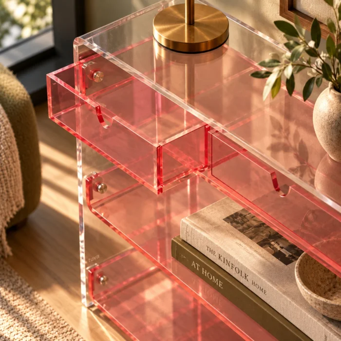 Monarch Consult Acrylic Console Table - 16