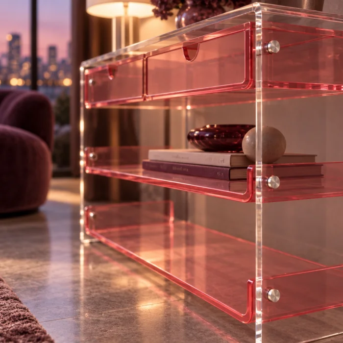 Monarch Consult Acrylic Console Table - 17