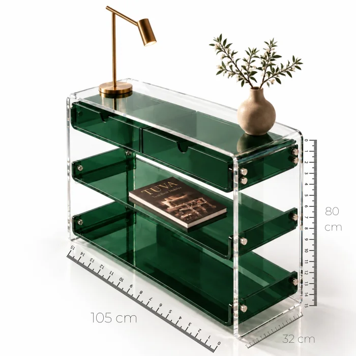 Monarch Consult Acrylic Console Table - 18