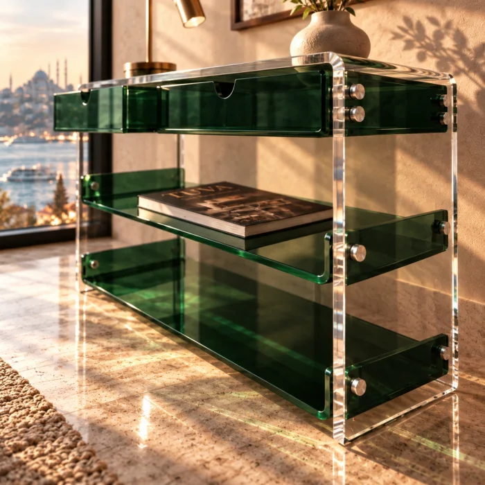 Monarch Consult Acrylic Console Table - 5