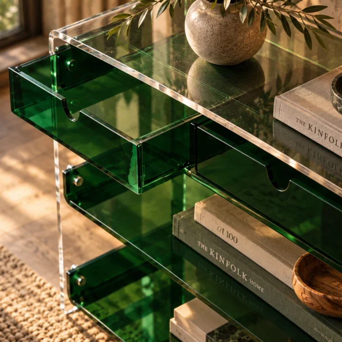 Monarch Consult Acrylic Console Table - 10