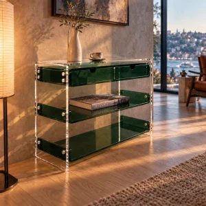 Monarch Consult Acrylic Console Table - 13