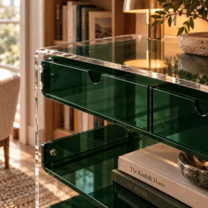 Monarch Consult Acrylic Console Table - 14