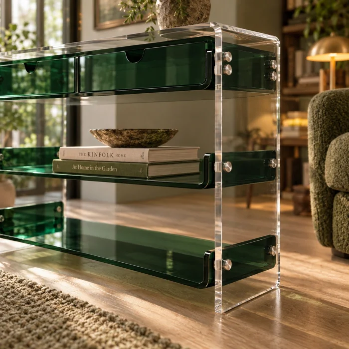 Monarch Consult Acrylic Console Table - 15