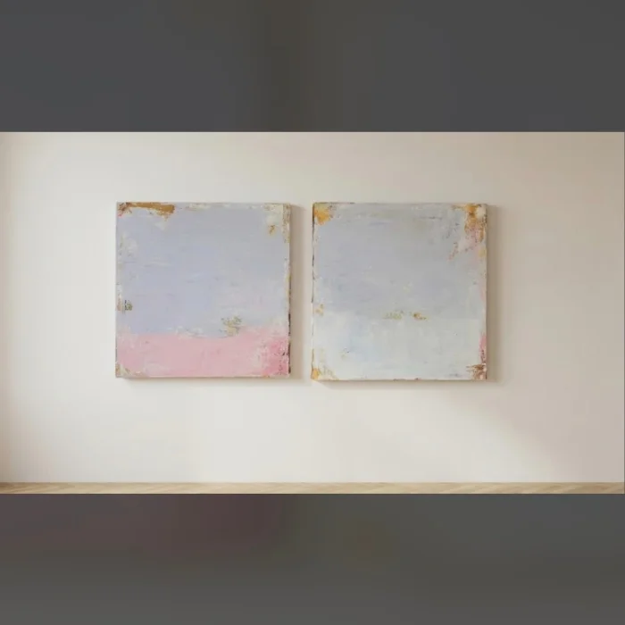 Soft Series Abstract Acrylic Painting - 2