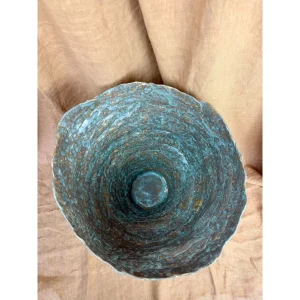 Patina 002 El Yapımı Büyük Boy Dekoratif Seramik Obje - 5