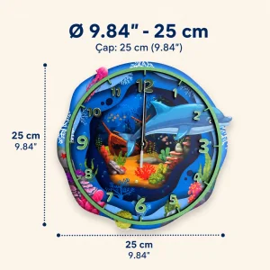 Ocean Dreams Ahşap Duvar Saati - 3