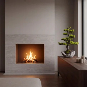Arbor Stone El Yapımı Beton Saksı Bonsai Dekoratif Obje - 4