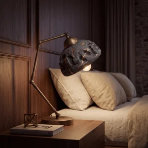 Bronza Handmade Concrete Table Lamp - 5