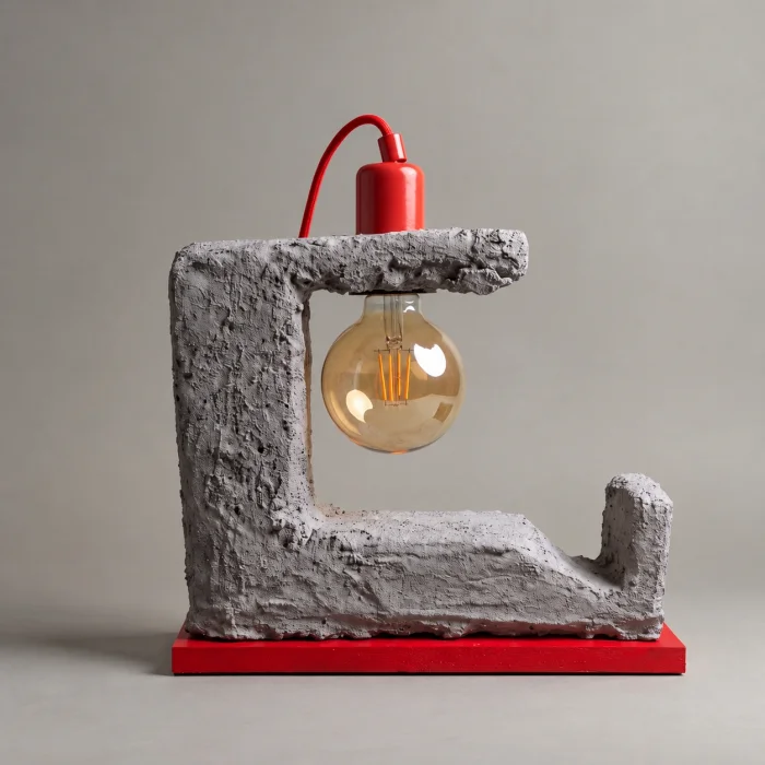 Bruto Handmade Concrete Night Lamp - 1