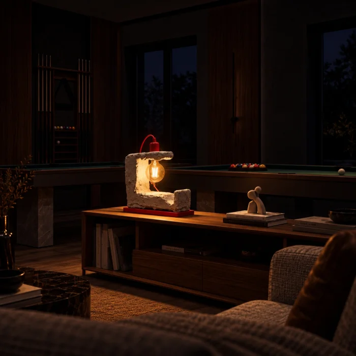 Bruto Handmade Concrete Night Lamp - 4