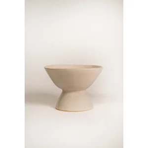 Rise Mini Stoneware Pedestal Bowl - 1