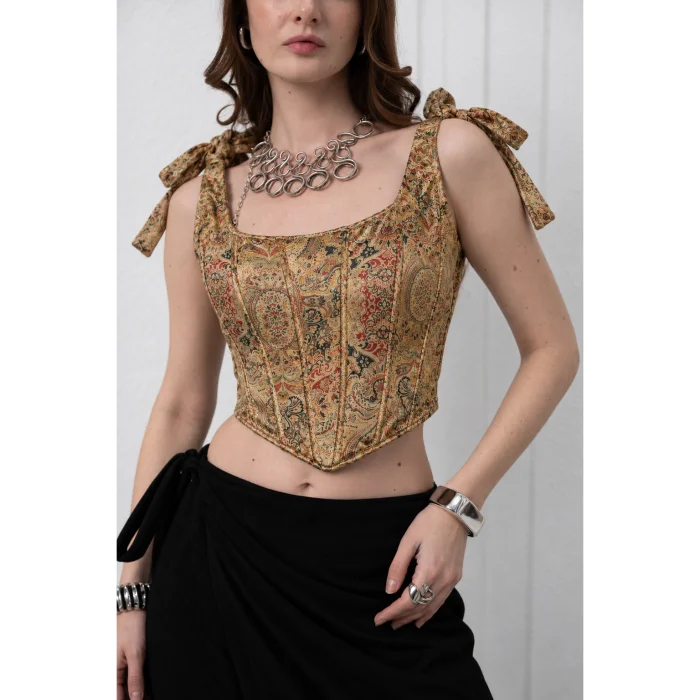 Kilim Patterned Bustier - 3