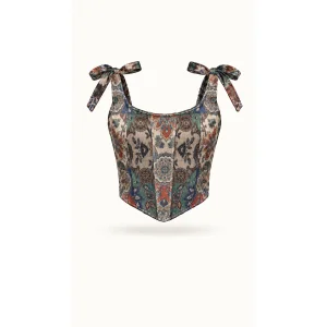 Mosaic Patterned Bustier - 1