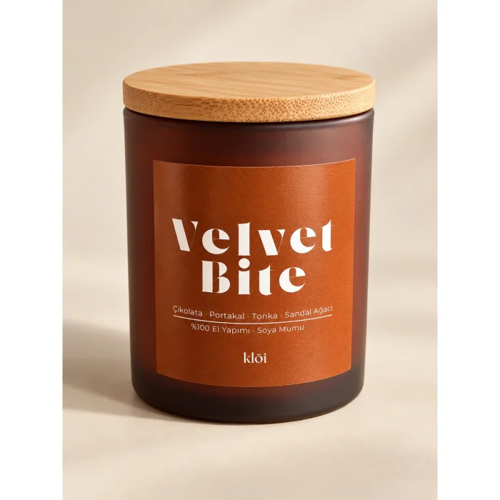 Velvet Bite El Yapımı Kokulu Soya Mumu - 4