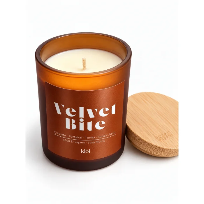 Velvet Bite El Yapımı Kokulu Soya Mumu - 2