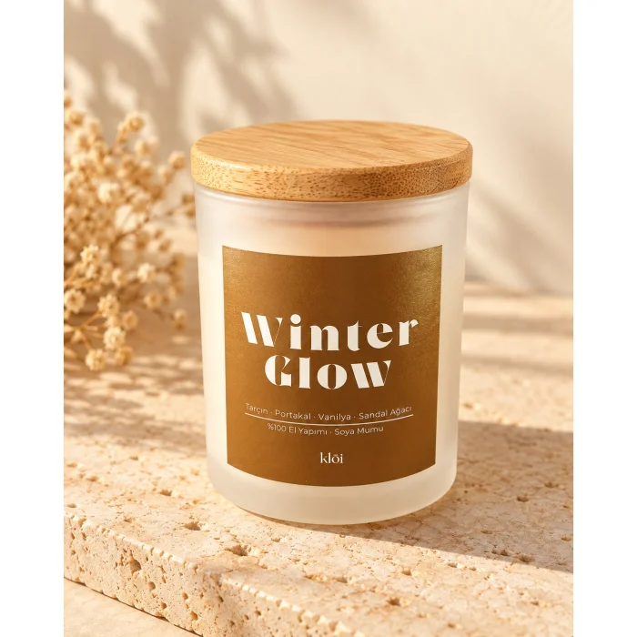 Winter Glow El Yapımı Kokulu Soya Mum - 3