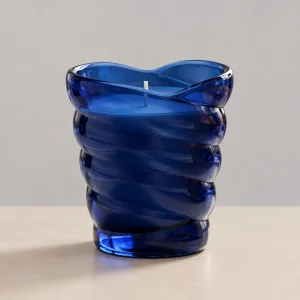 Custom Designed Candle Set, Navy Blue - 1