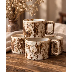 Terra Moka Handmade Stoneware Ceramic Coffee Cup 150 ml - 2