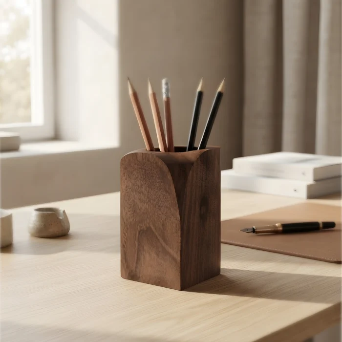 Loop No:1 Solid Wood Desk Organizer - 2