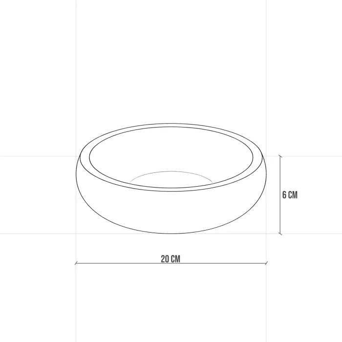 Koza No:3 Solid Wood Decorative Bowl - 4