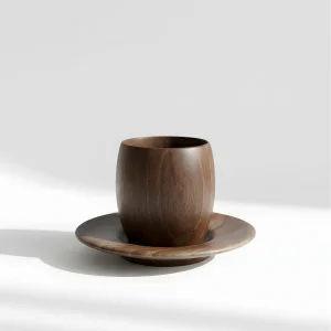 Natural Solid Wood Dem No:1 Cup - 1