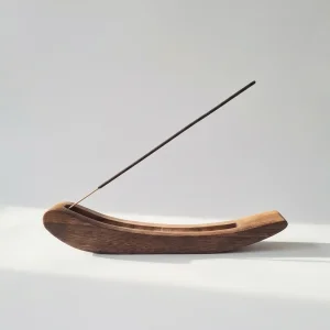 Sandal No:1 Solid Wood Incense Holder